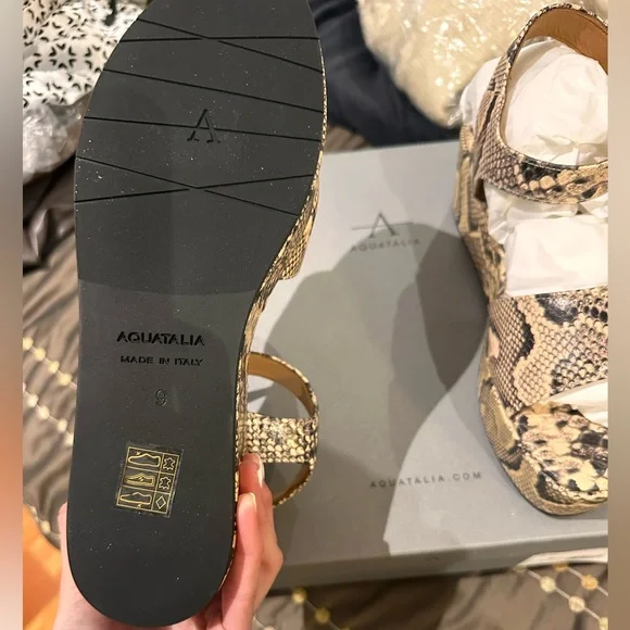 Snake skin wedges - Picture 4 of 4